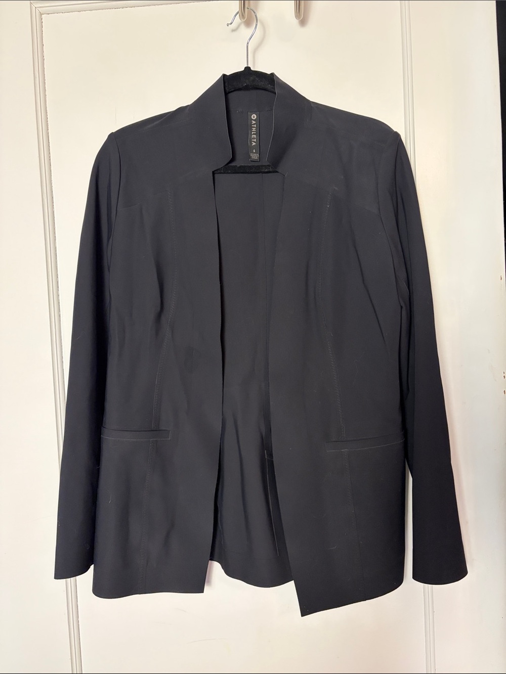 Athleta Noir-Black Open-Front Blazer